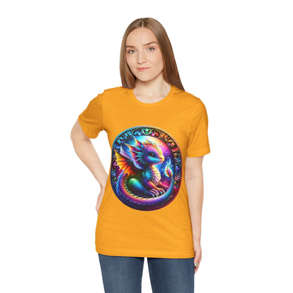 Baby Dragon T-Shirt - Whimsical Creature Art Tee, Unisex, Soft Cotton - Perfect for Fantasy and Dragon Enthusiasts