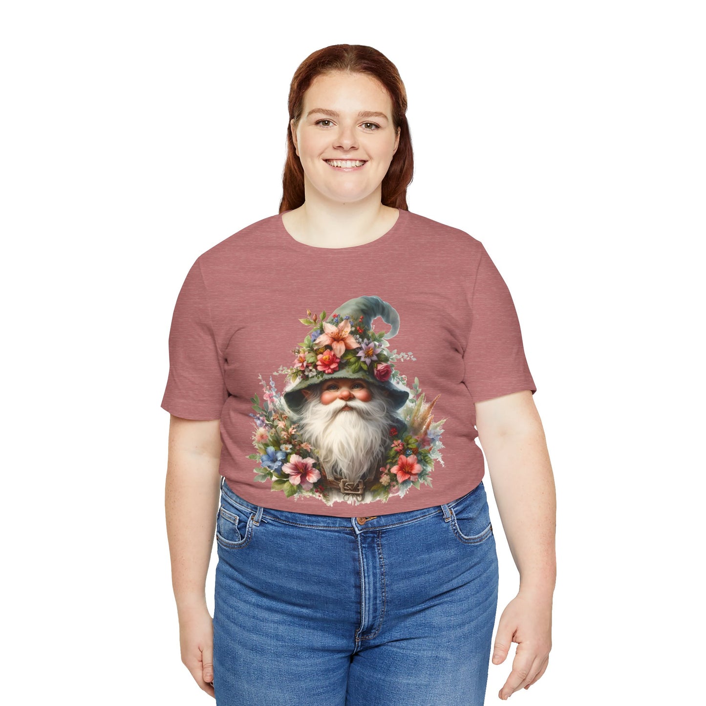 Gnome T-Shirt - Mystical Forest Dweller Art Tee, Unisex, Soft Cotton - Perfect for Garden and Fantasy Fans