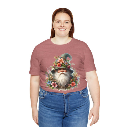 Gnome T-Shirt - Mystical Forest Dweller Art Tee, Unisex, Soft Cotton - Perfect for Garden and Fantasy Fans