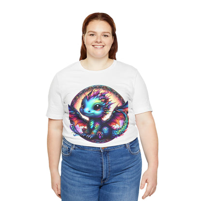 Baby Dragon T-Shirt - Whimsical Creature Art Tee, Unisex, Soft Cotton - Perfect for Fantasy and Dragon Enthusiasts