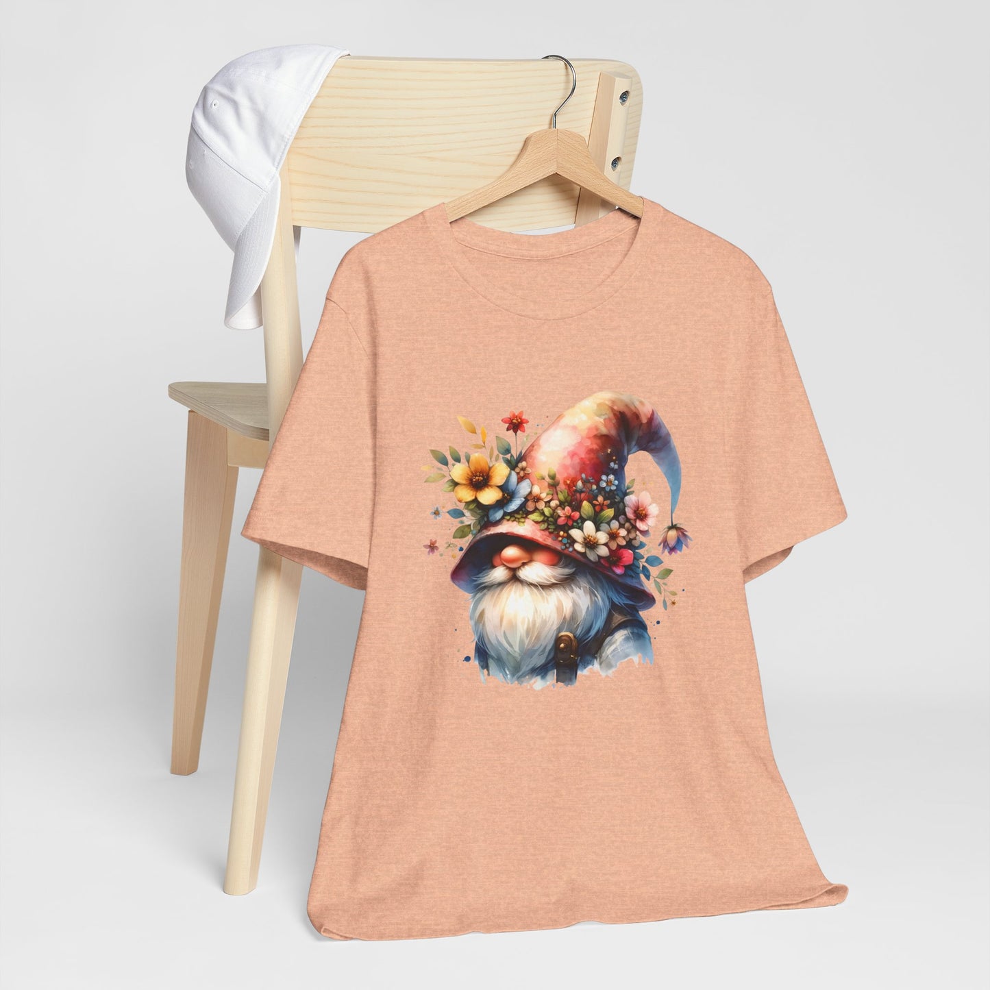 Gnome T-Shirt - Mystical Forest Dweller Art Tee, Unisex, Soft Cotton - Perfect for Garden and Fantasy Fans