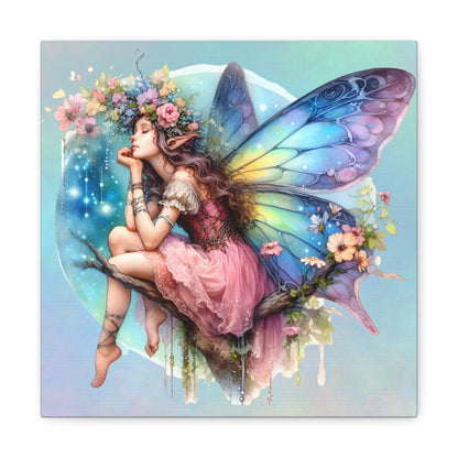 Fairy Canvas Print - Mystical Artwork, Ethereal Woodland Scene