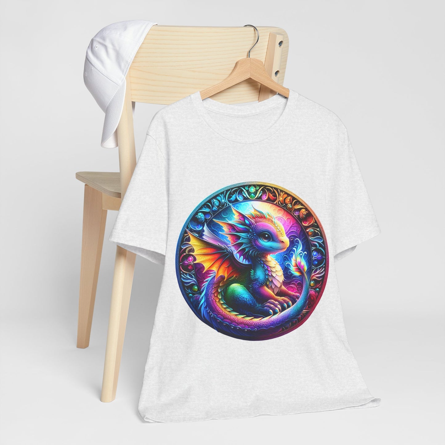 Baby Dragon T-Shirt - Whimsical Creature Art Tee, Unisex, Soft Cotton - Perfect for Fantasy and Dragon Enthusiasts