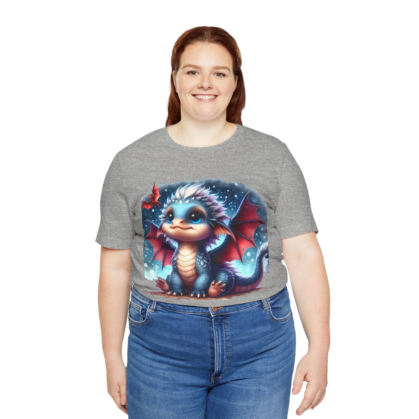 Baby Dragon T-Shirt - Whimsical Creature Art Tee, Unisex, Soft Cotton - Perfect for Fantasy and Dragon Enthusiasts