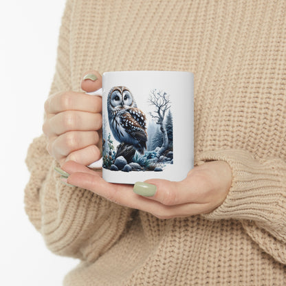 Mystical Owl Mug Collection - Magical Forest Owl Art, Multiple Sizes - Ideal Gift for Nature Enthusiasts