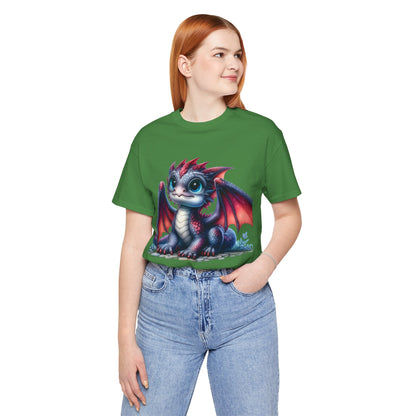 Baby Dragon T-Shirt - Whimsical Creature Art Tee, Unisex, Soft Cotton - Perfect for Fantasy and Dragon Enthusiasts