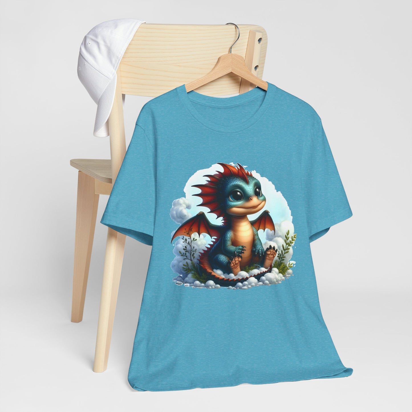 Baby Dragon T-Shirt - Whimsical Creature Art Tee, Unisex, Soft Cotton - Perfect for Fantasy and Dragon Enthusiasts