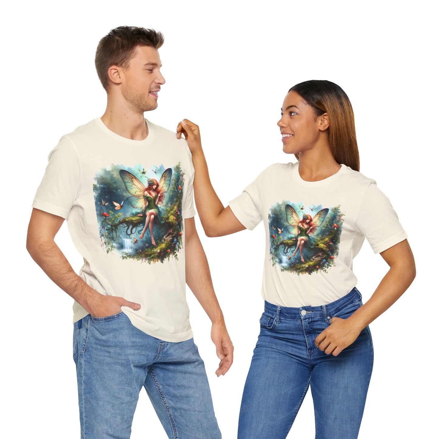 Fairy T-Shirt - Mystical Art Tee, Unisex, Soft Cotton - Perfect Gift for Fantasy Lovers