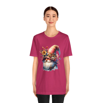 Gnome T-Shirt - Mystical Forest Dweller Art Tee, Unisex, Soft Cotton - Perfect for Garden and Fantasy Fans