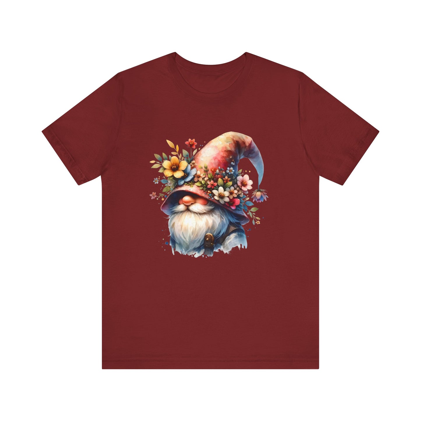 Gnome T-Shirt - Mystical Forest Dweller Art Tee, Unisex, Soft Cotton - Perfect for Garden and Fantasy Fans