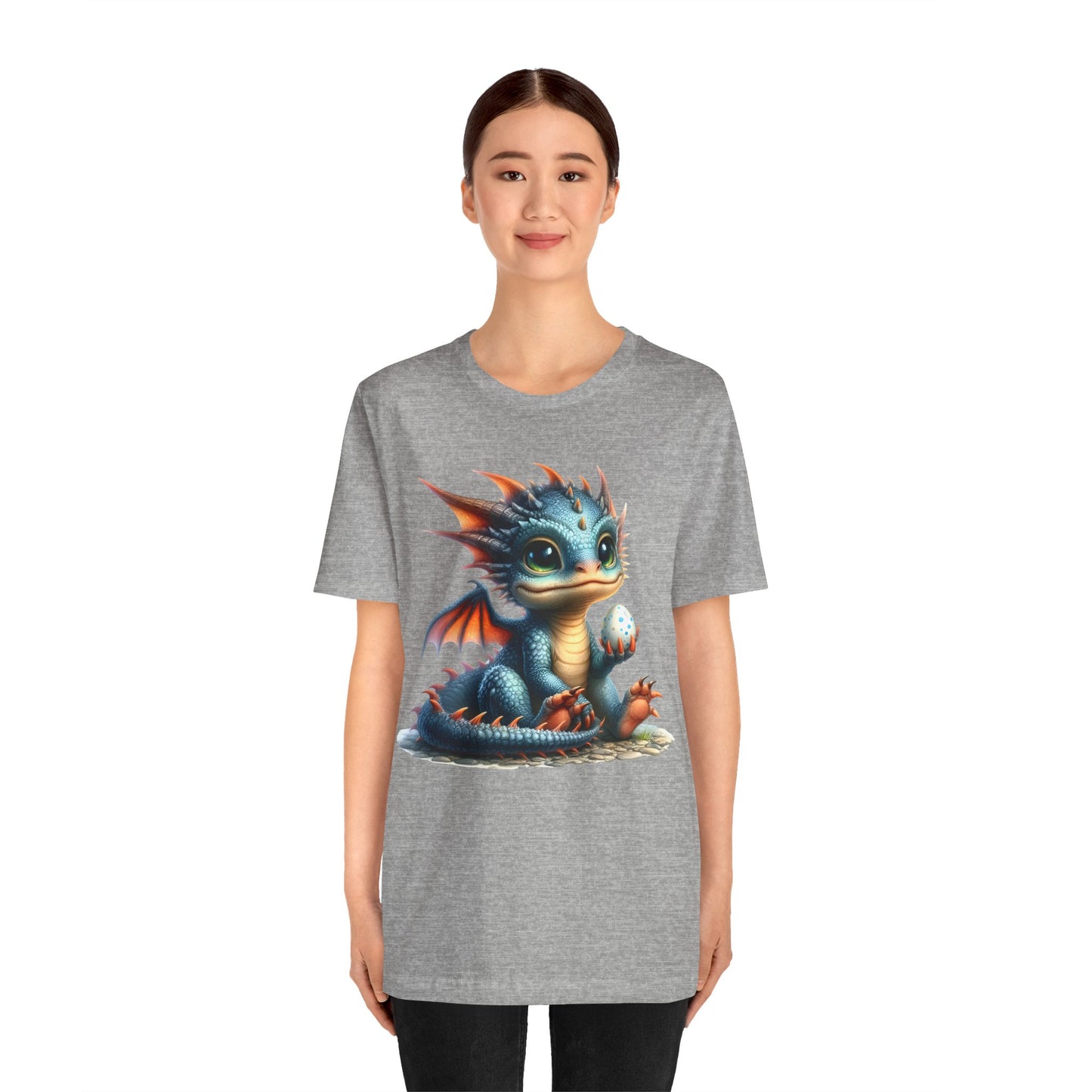 Baby Dragon T-Shirt - Whimsical Creature Art Tee, Unisex, Soft Cotton - Perfect for Fantasy and Dragon Enthusiasts