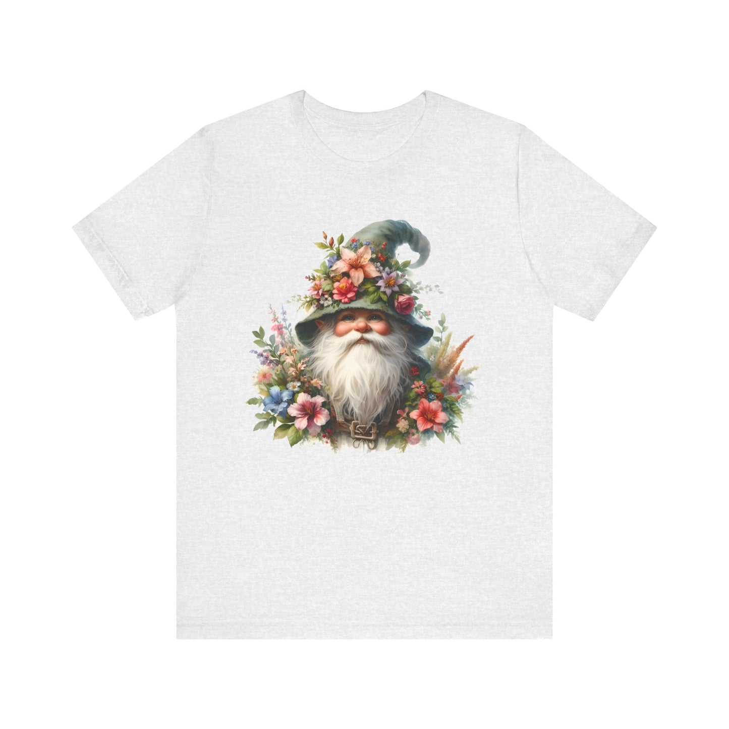 Gnome T-Shirt - Mystical Forest Dweller Art Tee, Unisex, Soft Cotton - Perfect for Garden and Fantasy Fans