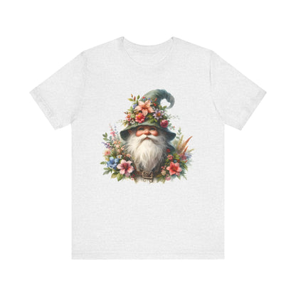 Gnome T-Shirt - Mystical Forest Dweller Art Tee, Unisex, Soft Cotton - Perfect for Garden and Fantasy Fans