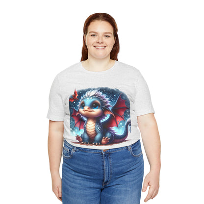 Baby Dragon T-Shirt - Whimsical Creature Art Tee, Unisex, Soft Cotton - Perfect for Fantasy and Dragon Enthusiasts