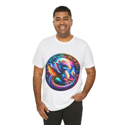 Baby Dragon T-Shirt - Whimsical Creature Art Tee, Unisex, Soft Cotton - Perfect for Fantasy and Dragon Enthusiasts