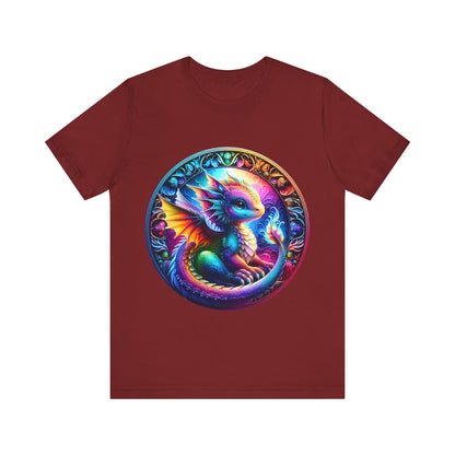 Baby Dragon T-Shirt - Whimsical Creature Art Tee, Unisex, Soft Cotton - Perfect for Fantasy and Dragon Enthusiasts