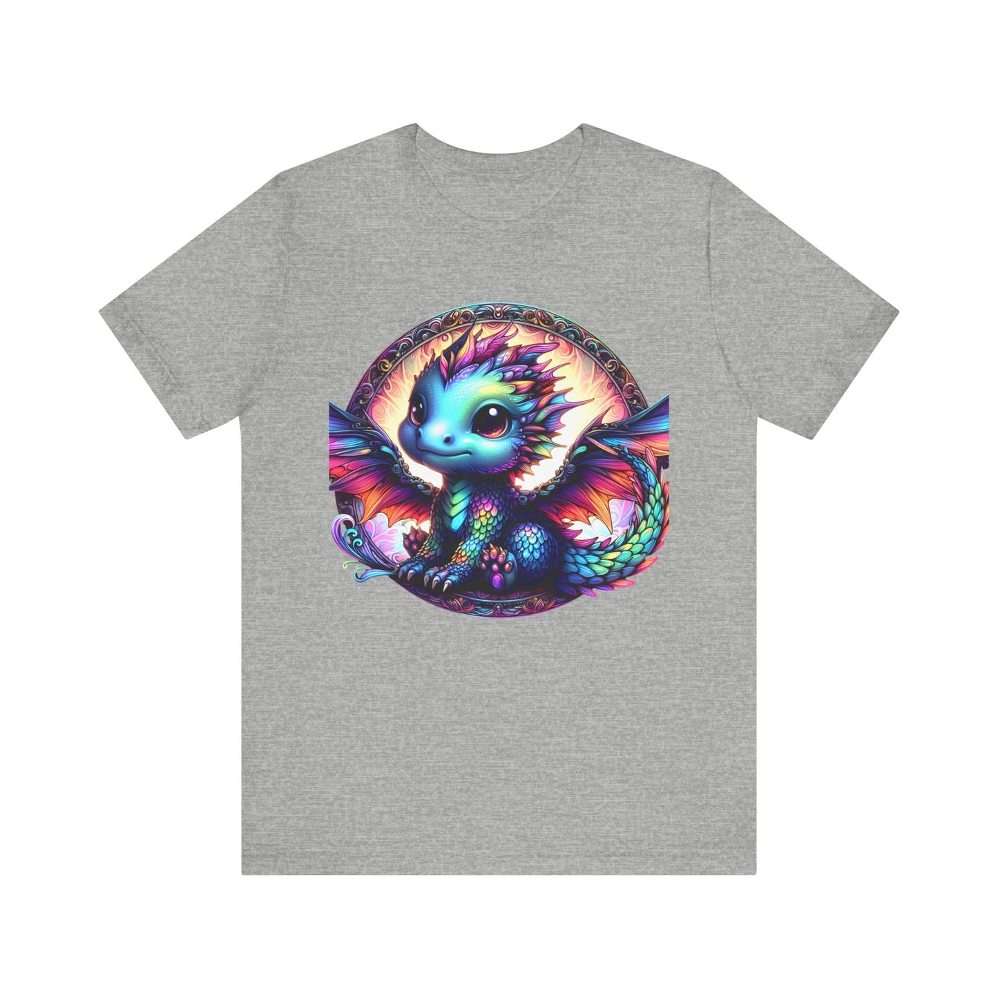 Baby Dragon T-Shirt - Whimsical Creature Art Tee, Unisex, Soft Cotton - Perfect for Fantasy and Dragon Enthusiasts