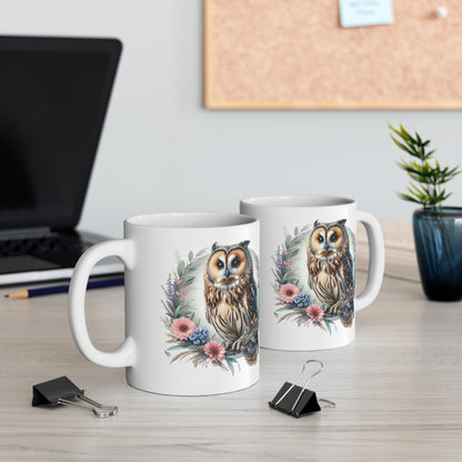 Mystical Owl Mug Collection - Magical Forest Owl Art, Multiple Sizes - Ideal Gift for Nature Enthusiasts