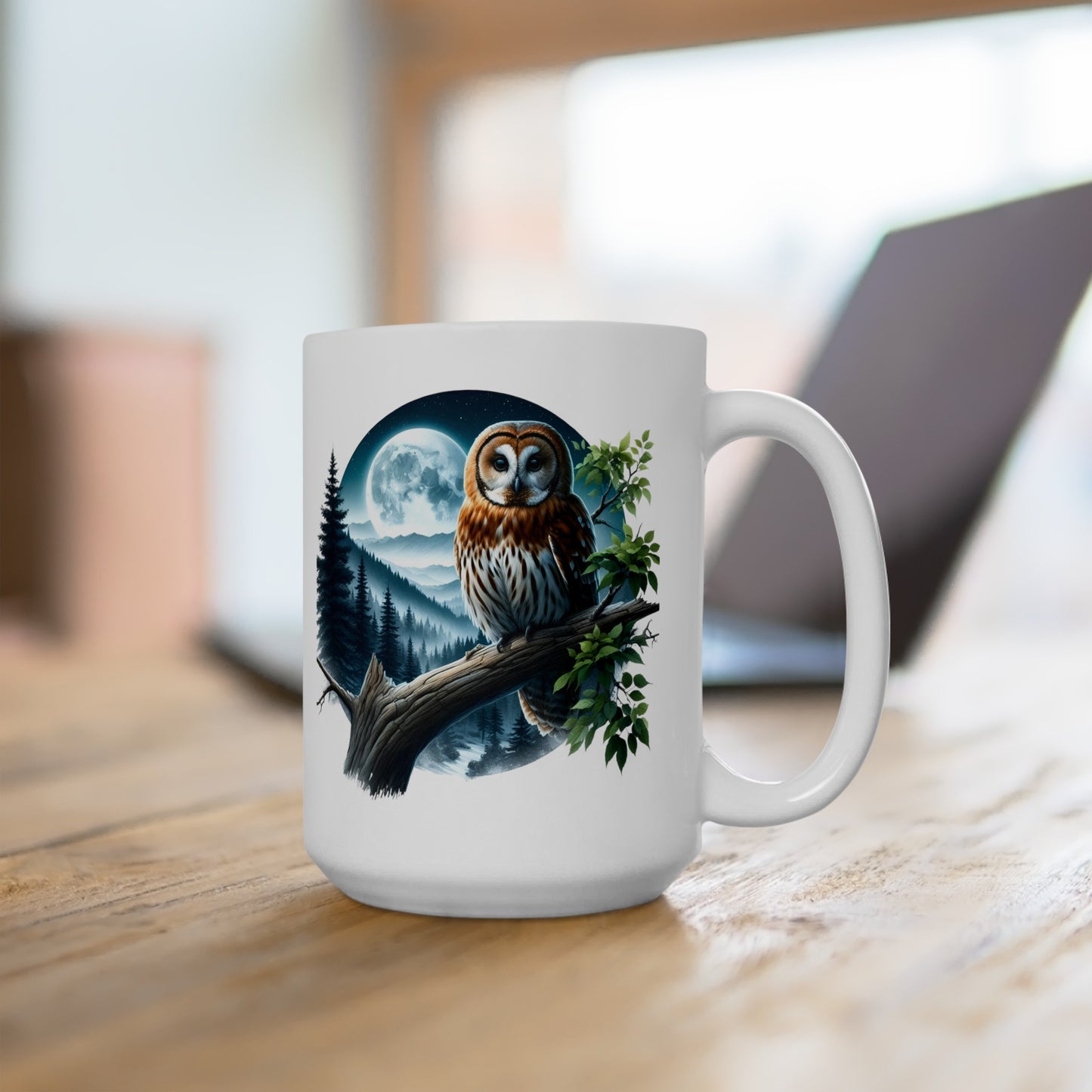 Mystical Owl Mug Collection - Magical Forest Owl Art, Multiple Sizes - Ideal Gift for Nature Enthusiasts