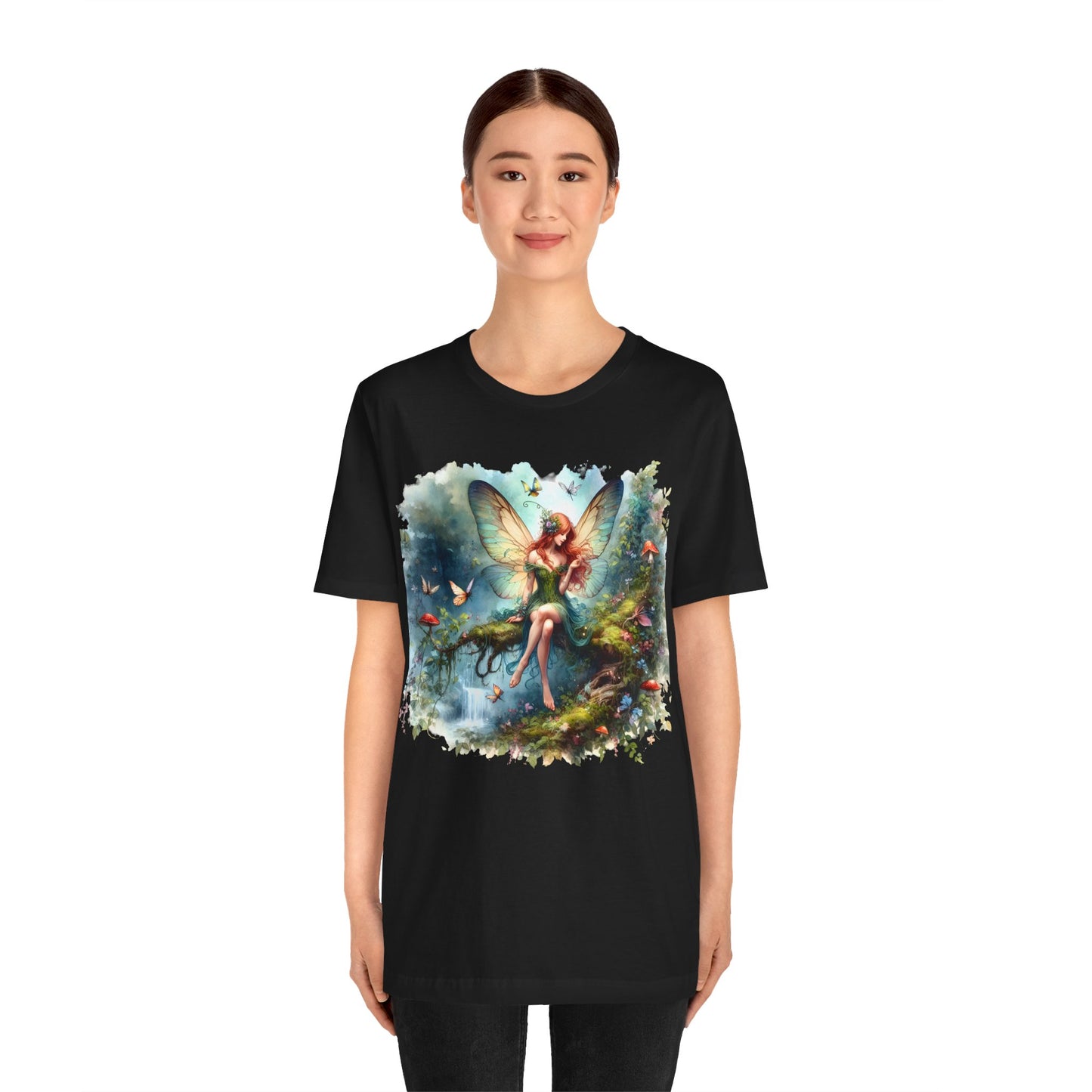 Fairy T-Shirt - Mystical Art Tee, Unisex, Soft Cotton - Perfect Gift for Fantasy Lovers