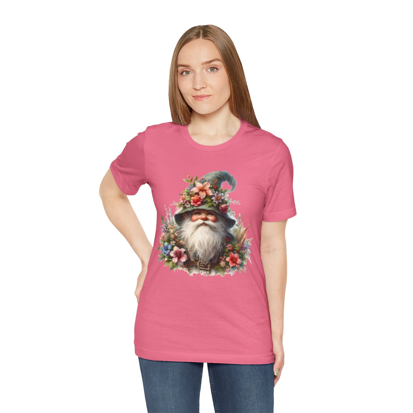 Gnome T-Shirt - Mystical Forest Dweller Art Tee, Unisex, Soft Cotton - Perfect for Garden and Fantasy Fans