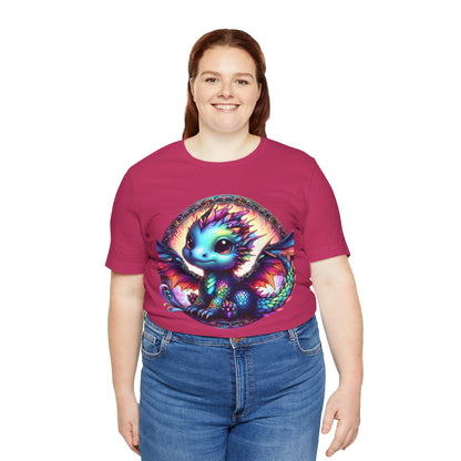 Baby Dragon T-Shirt - Whimsical Creature Art Tee, Unisex, Soft Cotton - Perfect for Fantasy and Dragon Enthusiasts