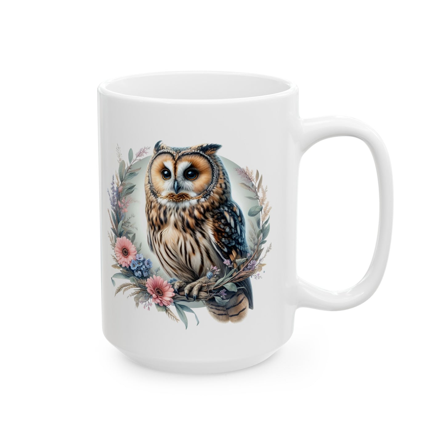 Mystical Owl Mug Collection - Magical Forest Owl Art, Multiple Sizes - Ideal Gift for Nature Enthusiasts