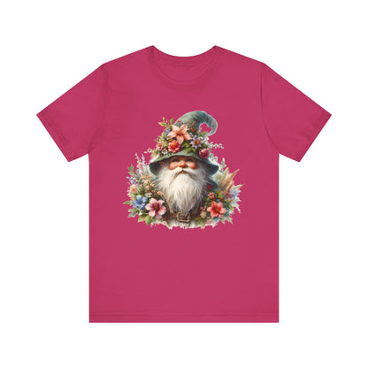 Gnome T-Shirt - Mystical Forest Dweller Art Tee, Unisex, Soft Cotton - Perfect for Garden and Fantasy Fans