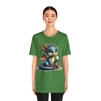 Baby Dragon T-Shirt - Whimsical Creature Art Tee, Unisex, Soft Cotton - Perfect for Fantasy and Dragon Enthusiasts