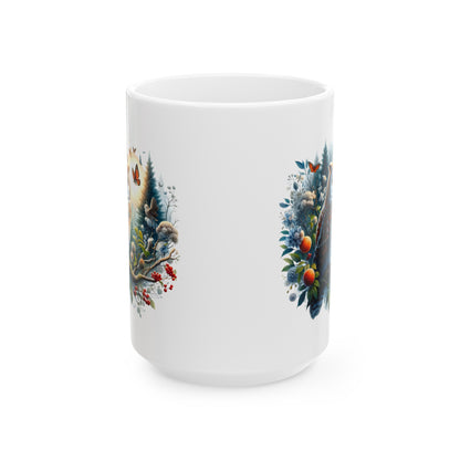 Mystical Owl Mug Collection - Magical Forest Owl Art, Multiple Sizes - Ideal Gift for Nature Enthusiasts