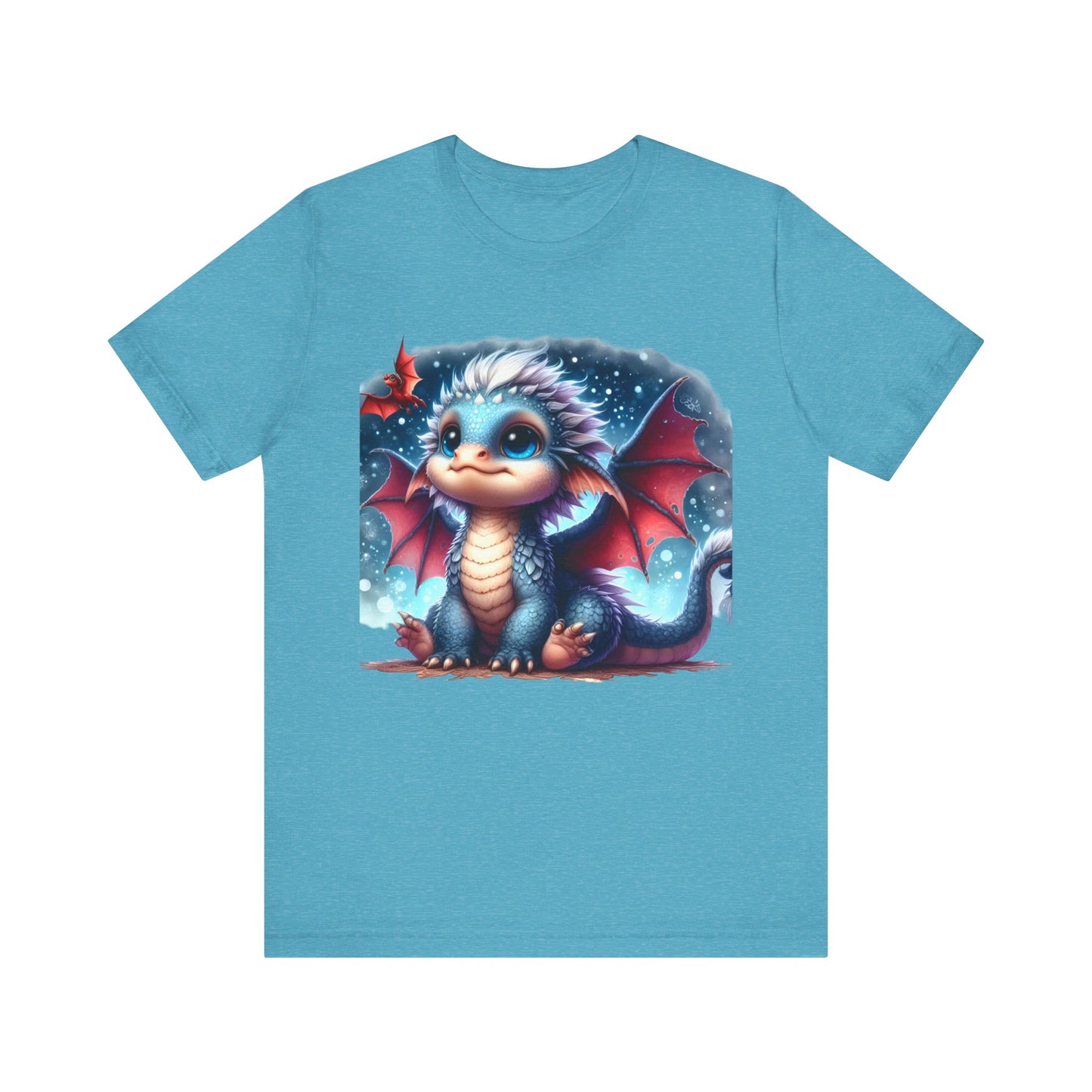 Baby Dragon T-Shirt - Whimsical Creature Art Tee, Unisex, Soft Cotton - Perfect for Fantasy and Dragon Enthusiasts