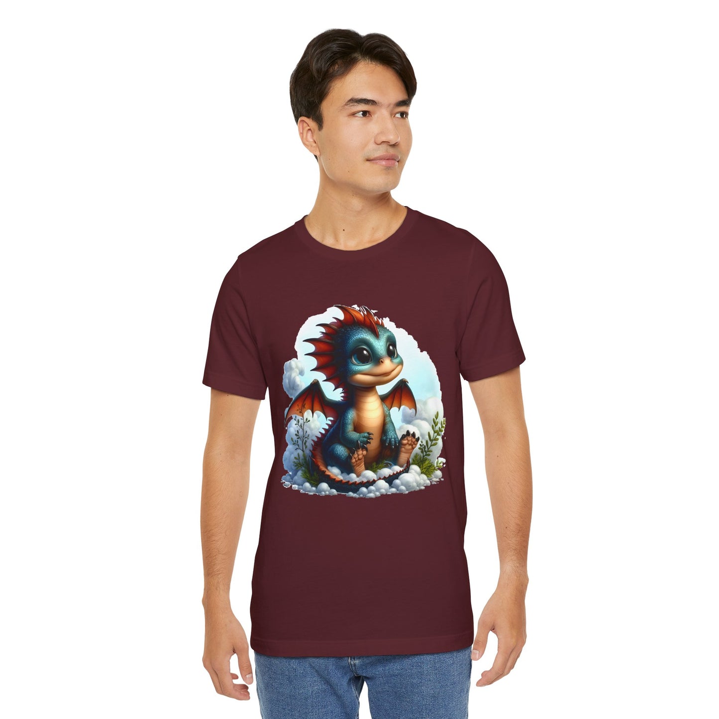 Baby Dragon T-Shirt - Whimsical Creature Art Tee, Unisex, Soft Cotton - Perfect for Fantasy and Dragon Enthusiasts