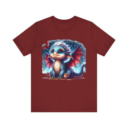 Baby Dragon T-Shirt - Whimsical Creature Art Tee, Unisex, Soft Cotton - Perfect for Fantasy and Dragon Enthusiasts