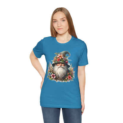 Gnome T-Shirt - Mystical Forest Dweller Art Tee, Unisex, Soft Cotton - Perfect for Garden and Fantasy Fans