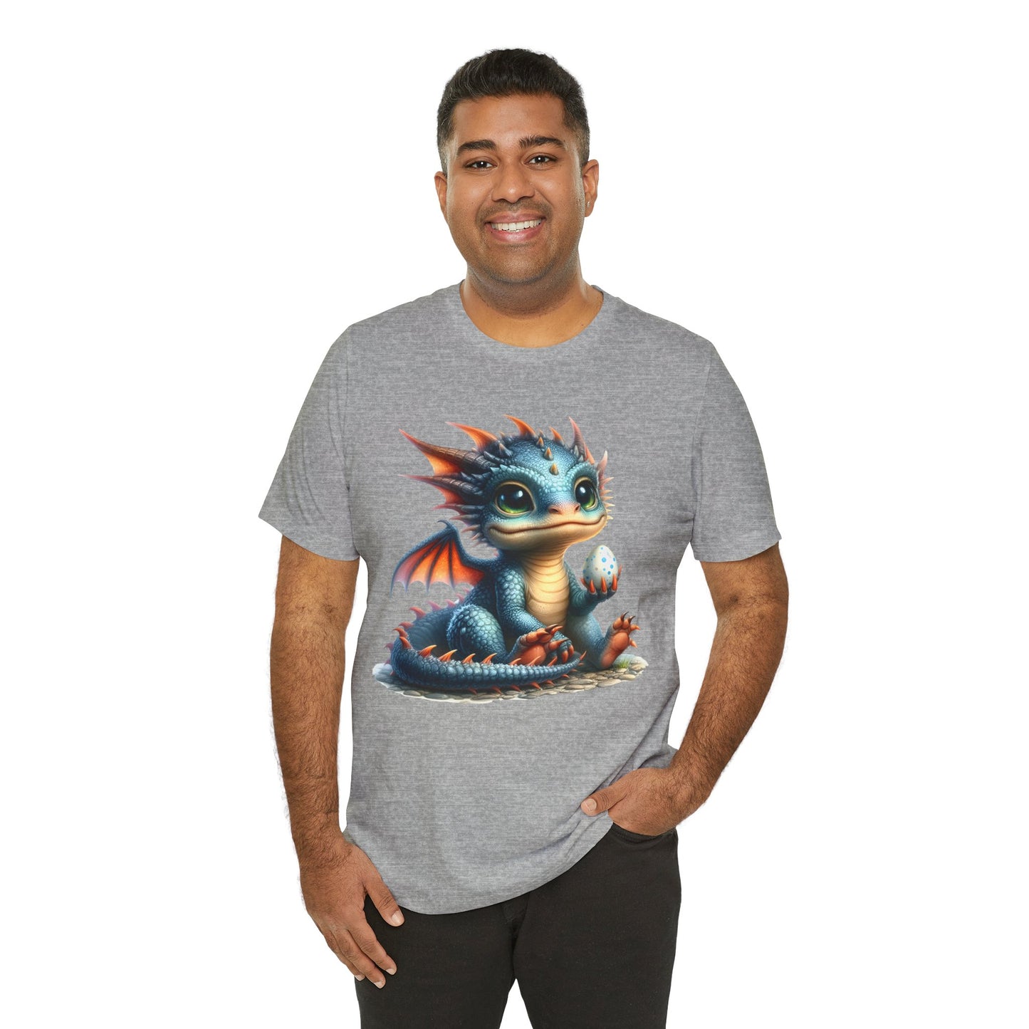 Baby Dragon T-Shirt - Whimsical Creature Art Tee, Unisex, Soft Cotton - Perfect for Fantasy and Dragon Enthusiasts