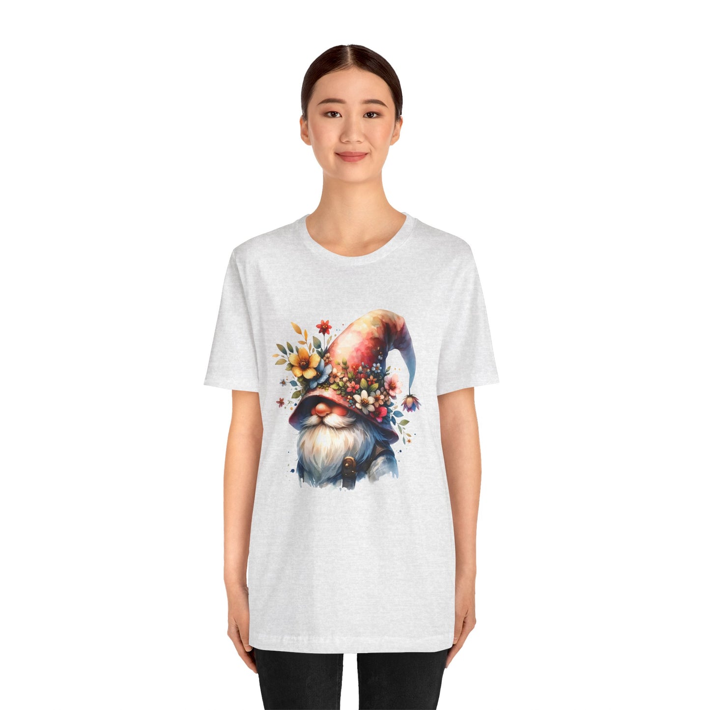 Gnome T-Shirt - Mystical Forest Dweller Art Tee, Unisex, Soft Cotton - Perfect for Garden and Fantasy Fans