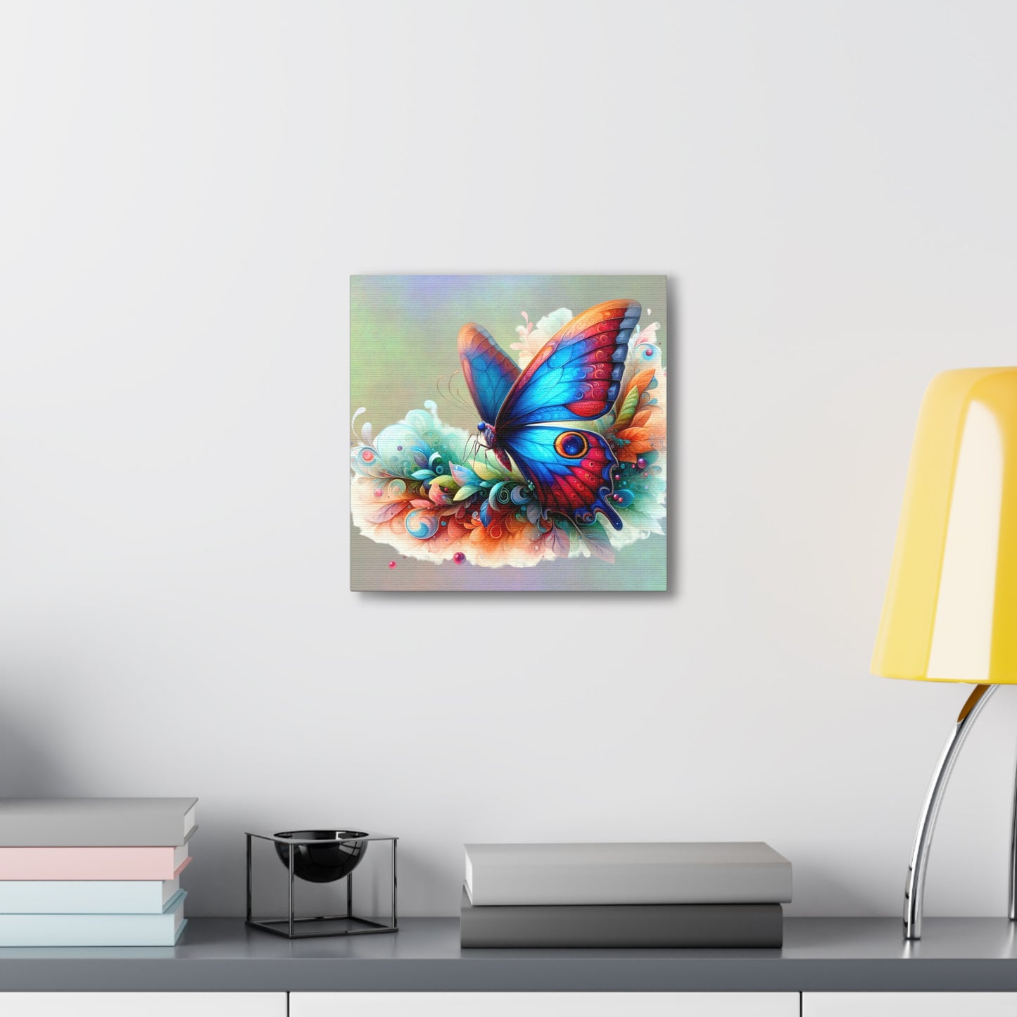 Butterfly Canvas Print - Ethereal Flight Art, Available in Multiple Sizes