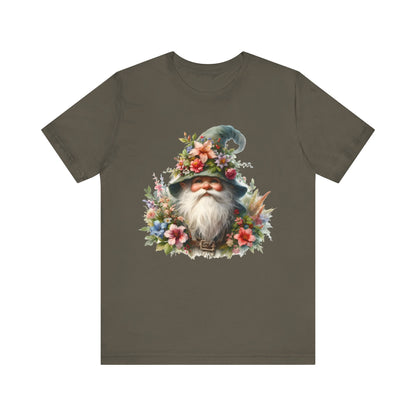 Gnome T-Shirt - Mystical Forest Dweller Art Tee, Unisex, Soft Cotton - Perfect for Garden and Fantasy Fans