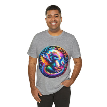 Baby Dragon T-Shirt - Whimsical Creature Art Tee, Unisex, Soft Cotton - Perfect for Fantasy and Dragon Enthusiasts