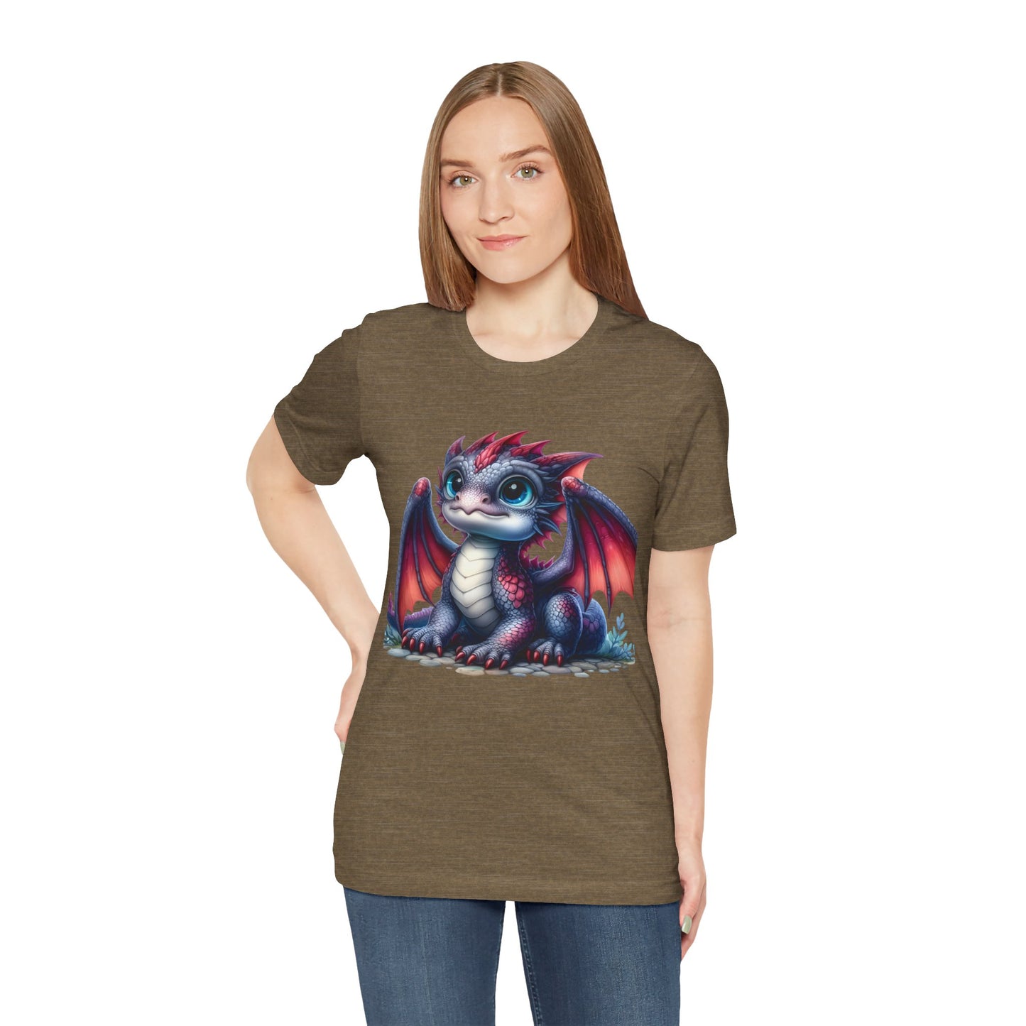 Baby Dragon T-Shirt - Whimsical Creature Art Tee, Unisex, Soft Cotton - Perfect for Fantasy and Dragon Enthusiasts