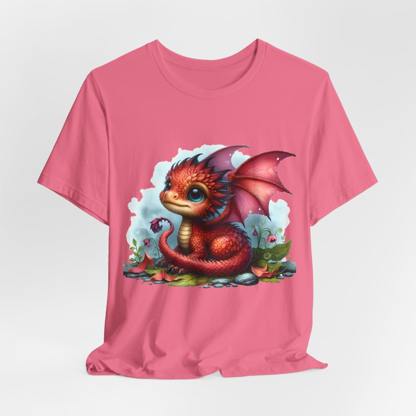 Baby Dragon T-Shirt - Whimsical Creature Art Tee, Unisex, Soft Cotton - Perfect for Fantasy and Dragon Enthusiasts