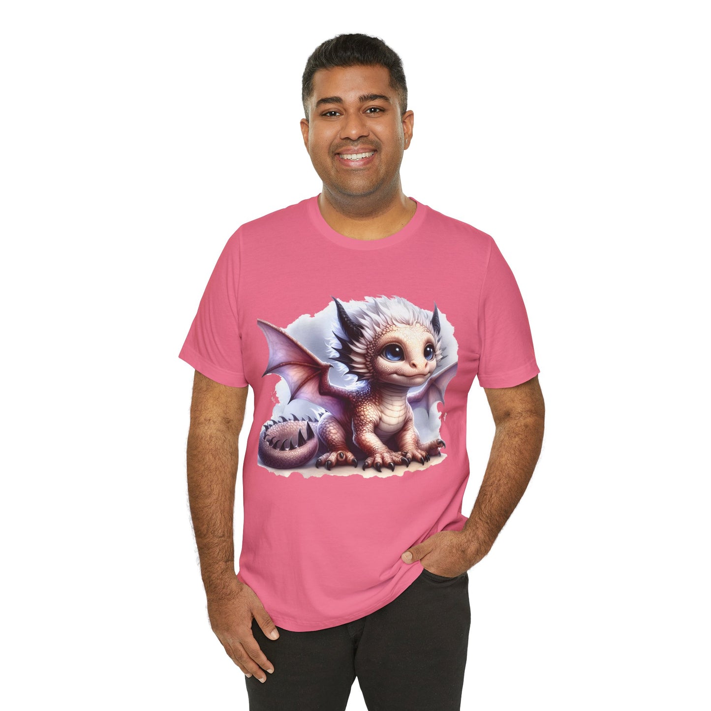 Baby Dragon T-Shirt - Whimsical Creature Art Tee, Unisex, Soft Cotton - Perfect for Fantasy and Dragon Enthusiasts