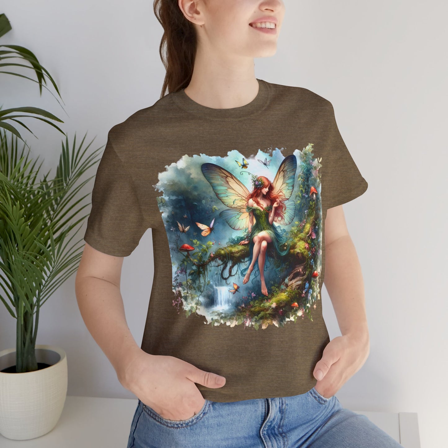 Fairy T-Shirt - Mystical Art Tee, Unisex, Soft Cotton - Perfect Gift for Fantasy Lovers