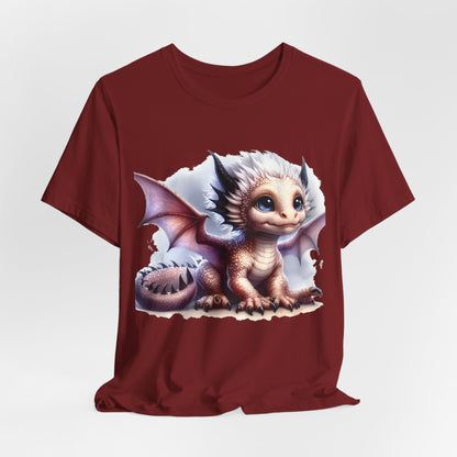 Baby Dragon T-Shirt - Whimsical Creature Art Tee, Unisex, Soft Cotton - Perfect for Fantasy and Dragon Enthusiasts