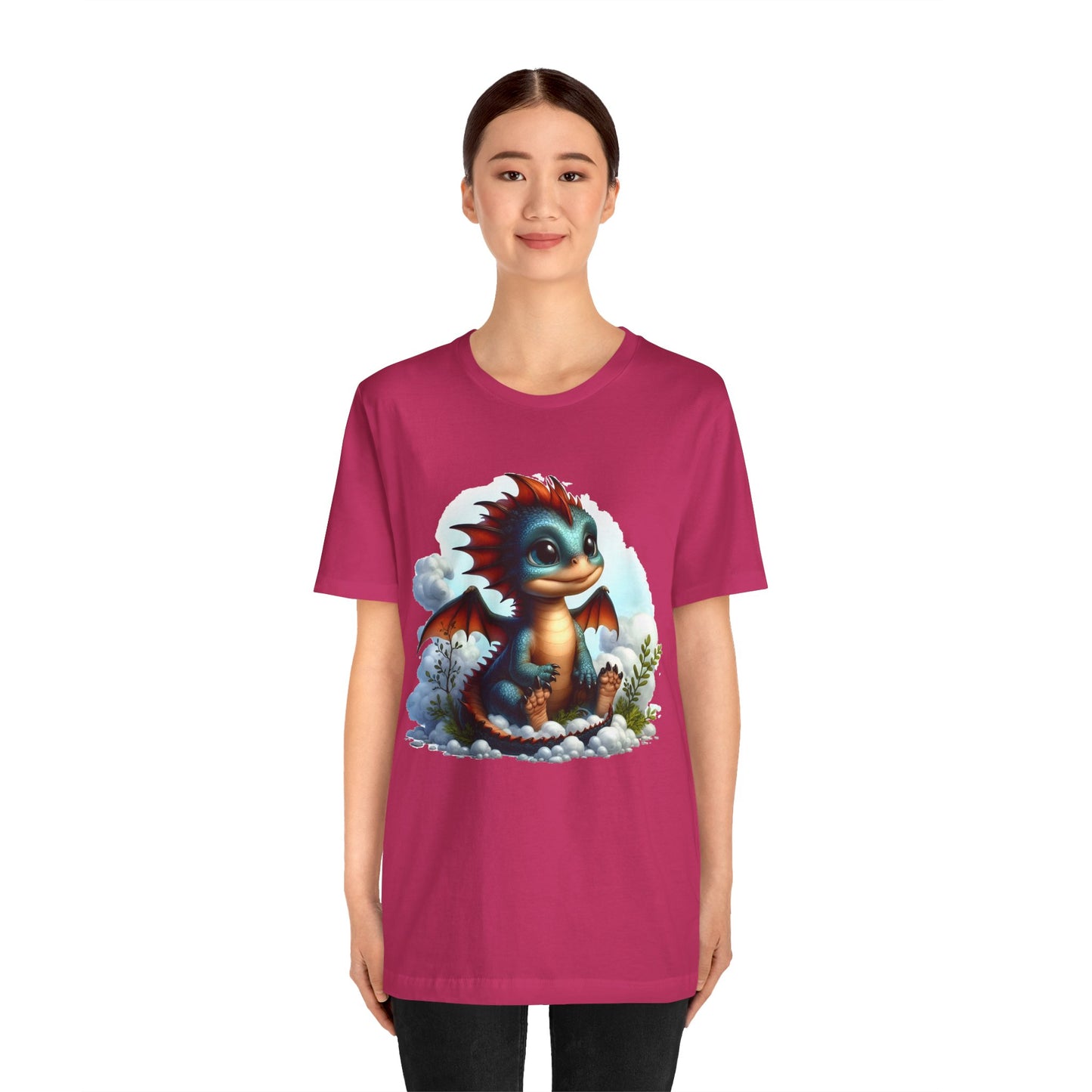 Baby Dragon T-Shirt - Whimsical Creature Art Tee, Unisex, Soft Cotton - Perfect for Fantasy and Dragon Enthusiasts