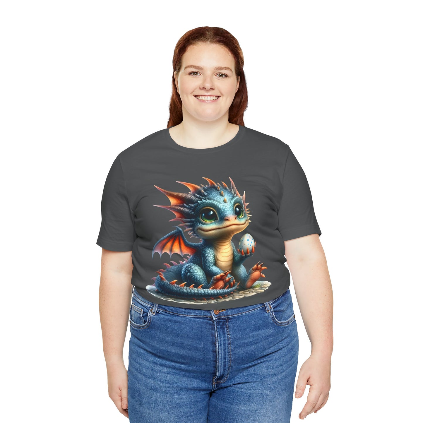 Baby Dragon T-Shirt - Whimsical Creature Art Tee, Unisex, Soft Cotton - Perfect for Fantasy and Dragon Enthusiasts