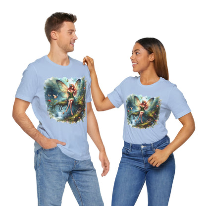 Fairy T-Shirt - Mystical Art Tee, Unisex, Soft Cotton - Perfect Gift for Fantasy Lovers