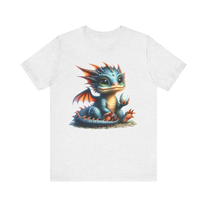 Baby Dragon T-Shirt - Whimsical Creature Art Tee, Unisex, Soft Cotton - Perfect for Fantasy and Dragon Enthusiasts