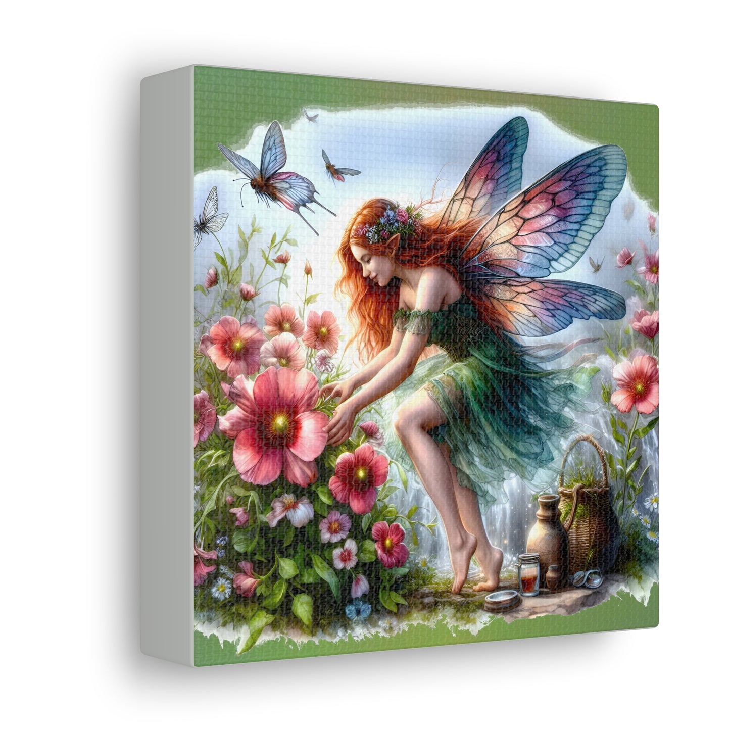 Fairy Canvas Print - Mystical Artwork, Ethereal Woodland Scene