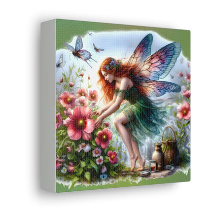 Fairy Canvas Print - Mystical Artwork, Ethereal Woodland Scene